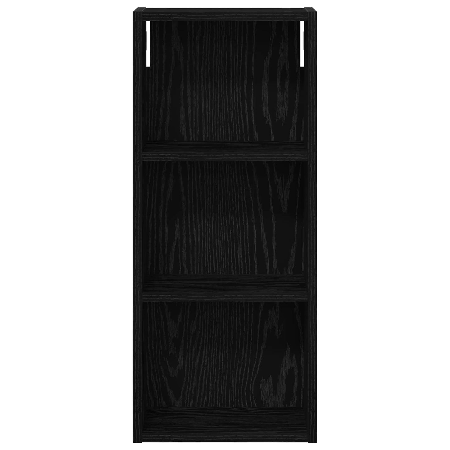 Fürdőszobai faliszekrény polcokkal Fekete Tölgy 30 x 14 x 70 cm