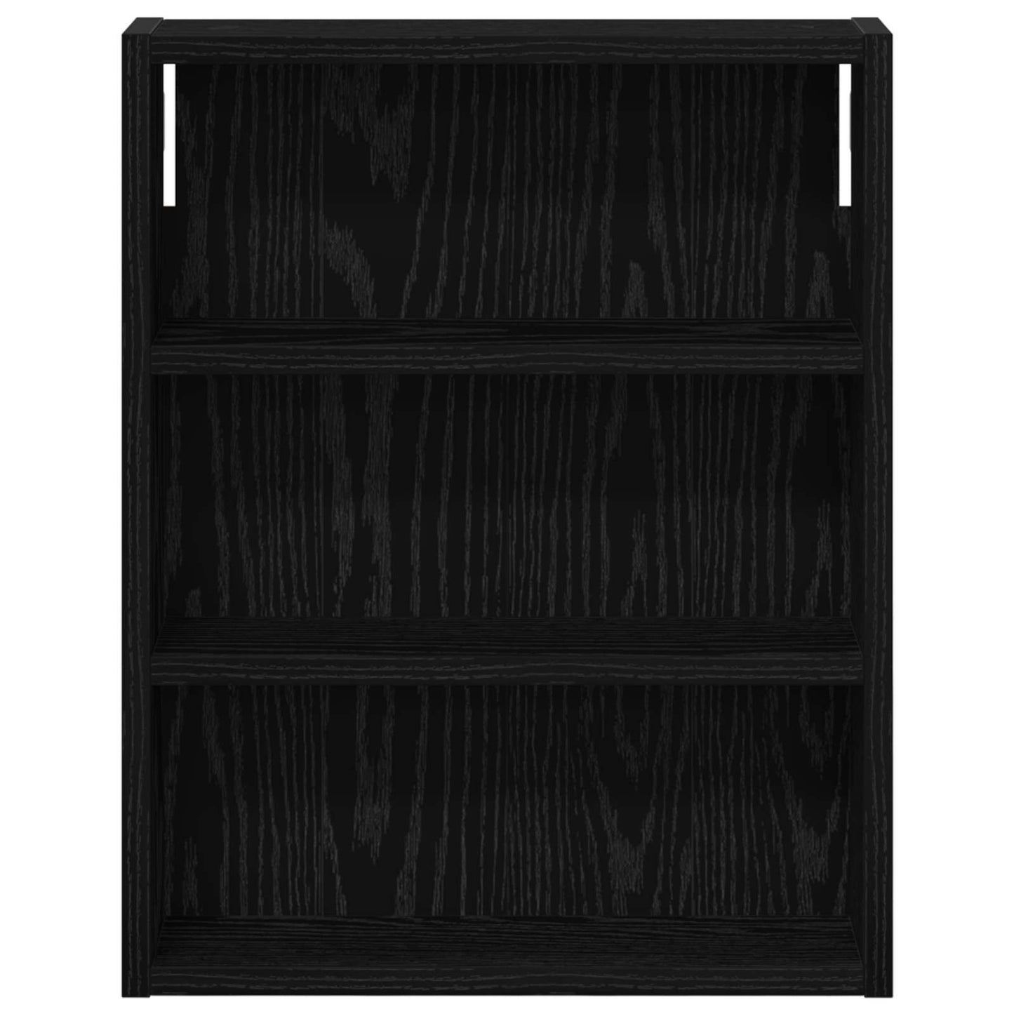 Fürdőszobai faliszekrény polcokkal Fekete Tölgy 40 x 10 x 50 cm