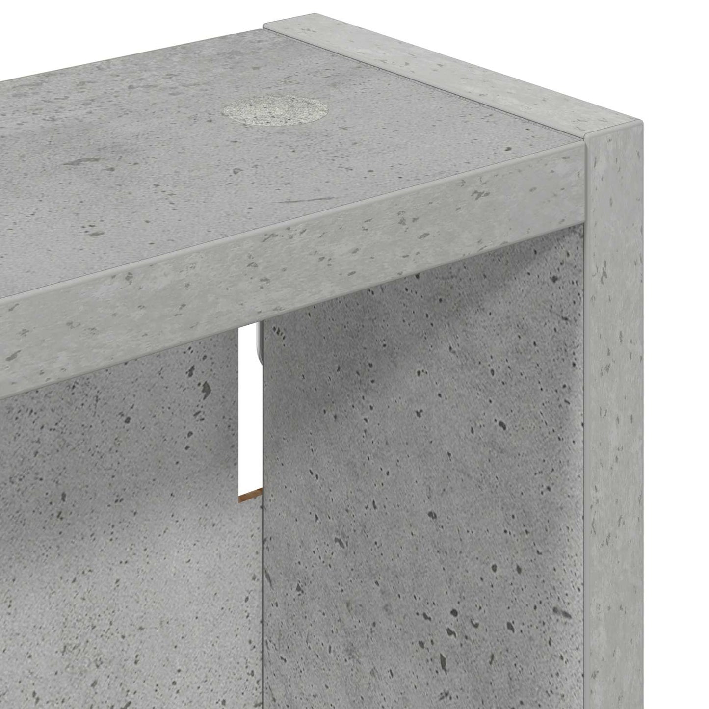 Fürdőszobai faliszekrény polcokkal Beton Szürke 40 x 10 x 50 cm