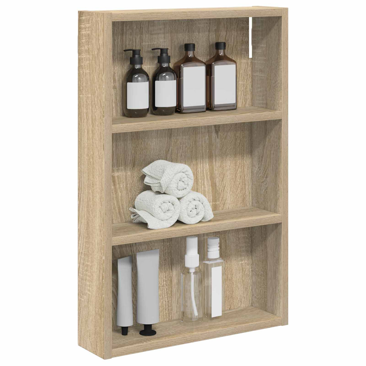 Fürdőszobai faliszekrény Sonoma tölgy 40 x 10 x 60,5 cm