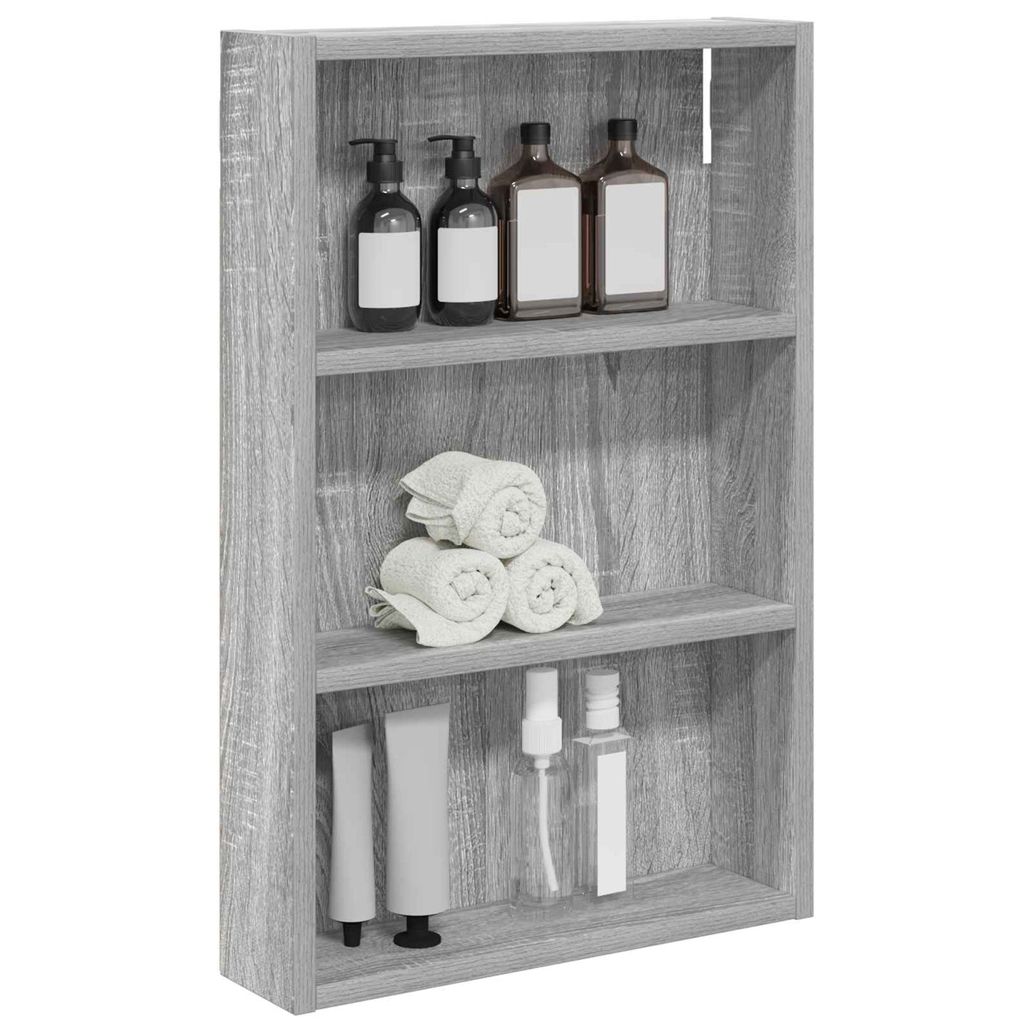 Fürdőszobai faliszekrény Szürke Sonoma 40 x 10 x 60,5 cm