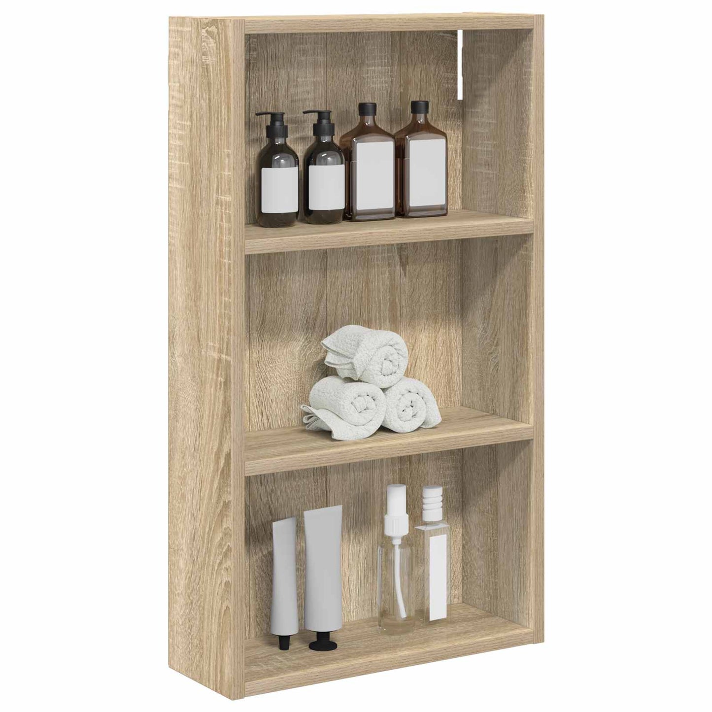 Fürdőszobai faliszekrény polcokkal Sonoma tölgy 40 x 14 x 70 cm