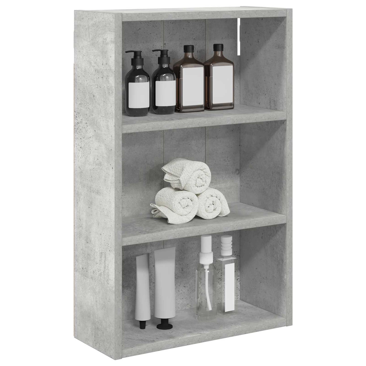 Fürdőszobai faliszekrény Beton Szürke 40 x 16 x 62,5 cm