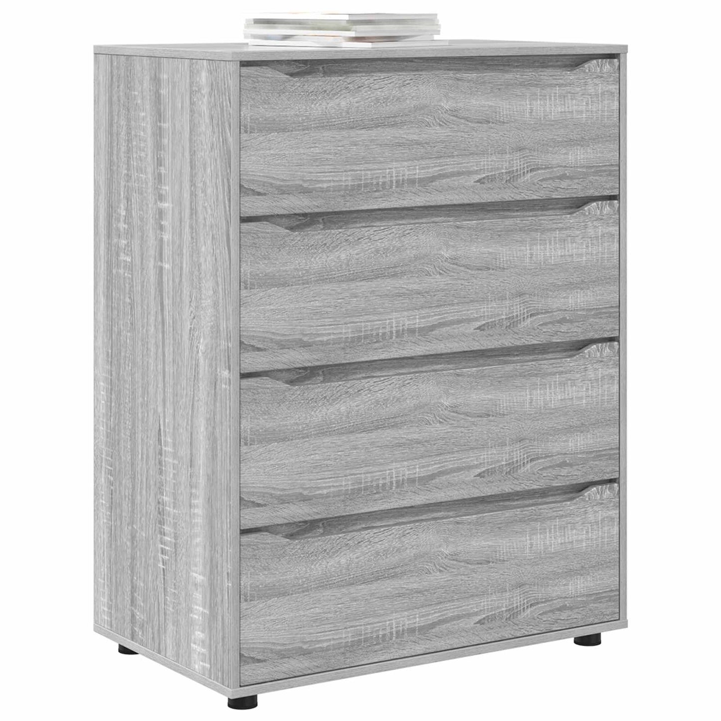 Tároló szekrények 80 x 48 x 105 cm Szerelt Fa Szürke Sonoma