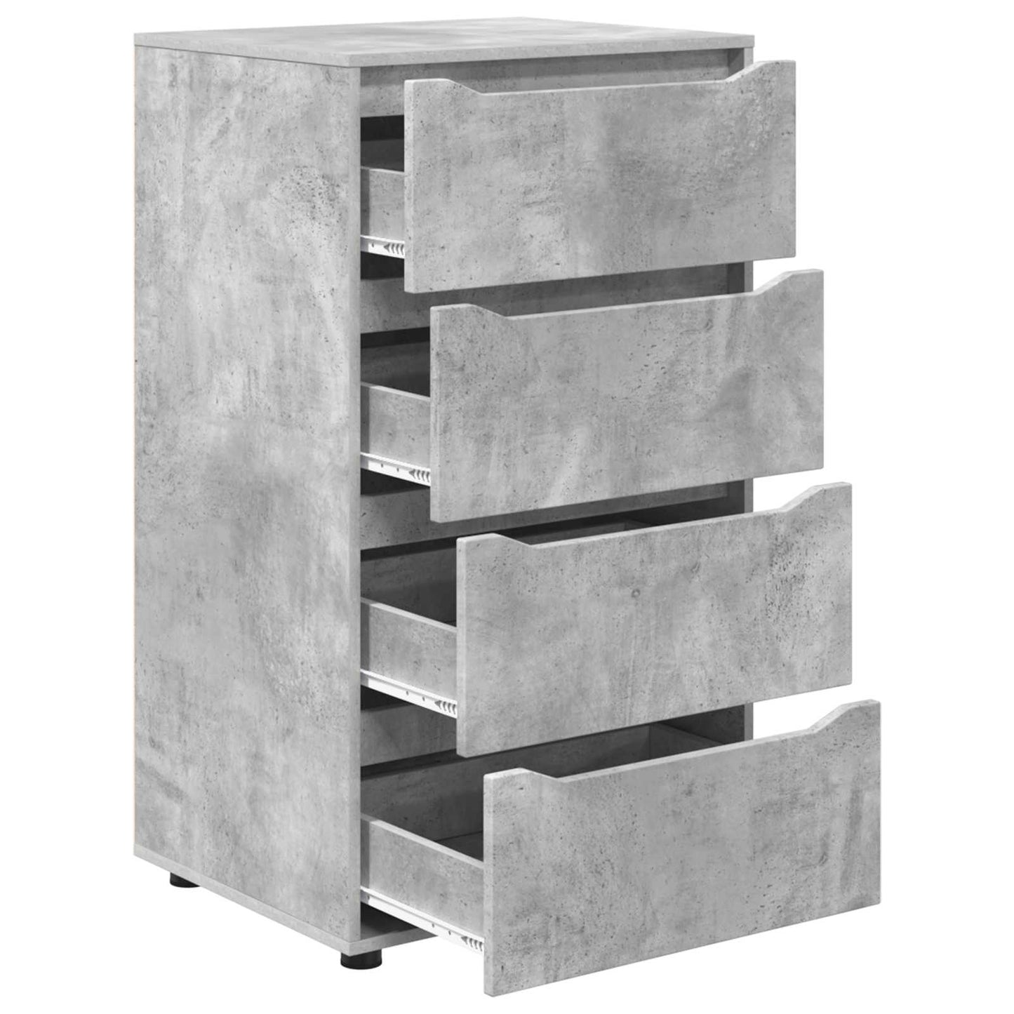 Tároló szekrények 60 x 48 x 105 cm Szerelt Fa Beton Szürke