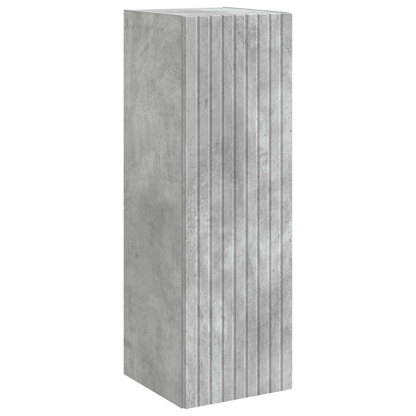 Fürdőszobai Szekrény Szett 5 db Betonszürke Szerelt Fa