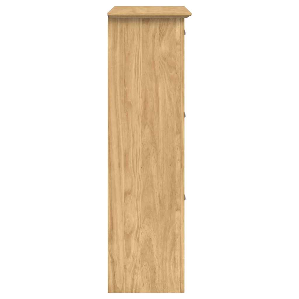 Cipőtartó BODO 80 x 35 x 118 cm Szerelt Fa Méz barna