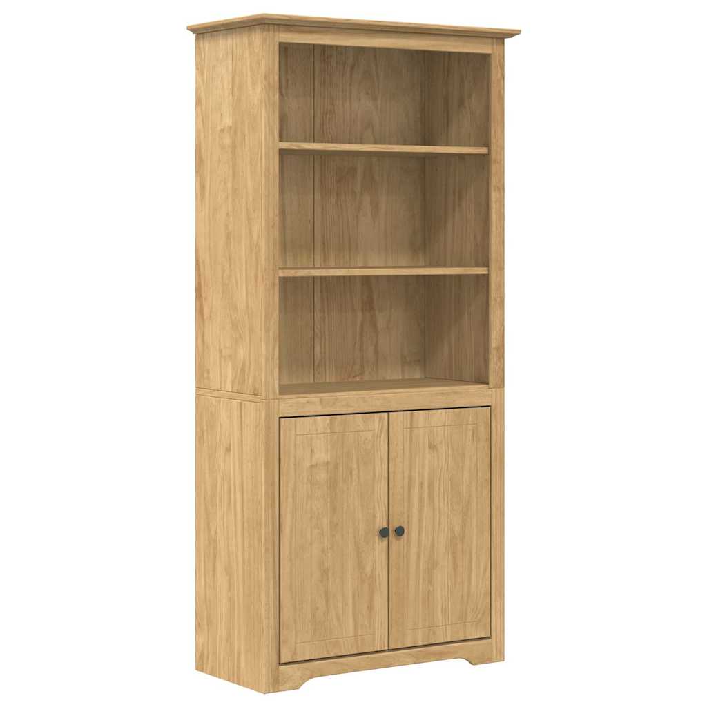 Könyvszekrény BODO 3 szintes 82 x 40 x 173 cm Szerelt Fa