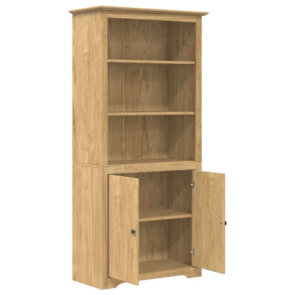 Könyvszekrény BODO 3 szintes 82 x 40 x 173 cm Szerelt Fa
