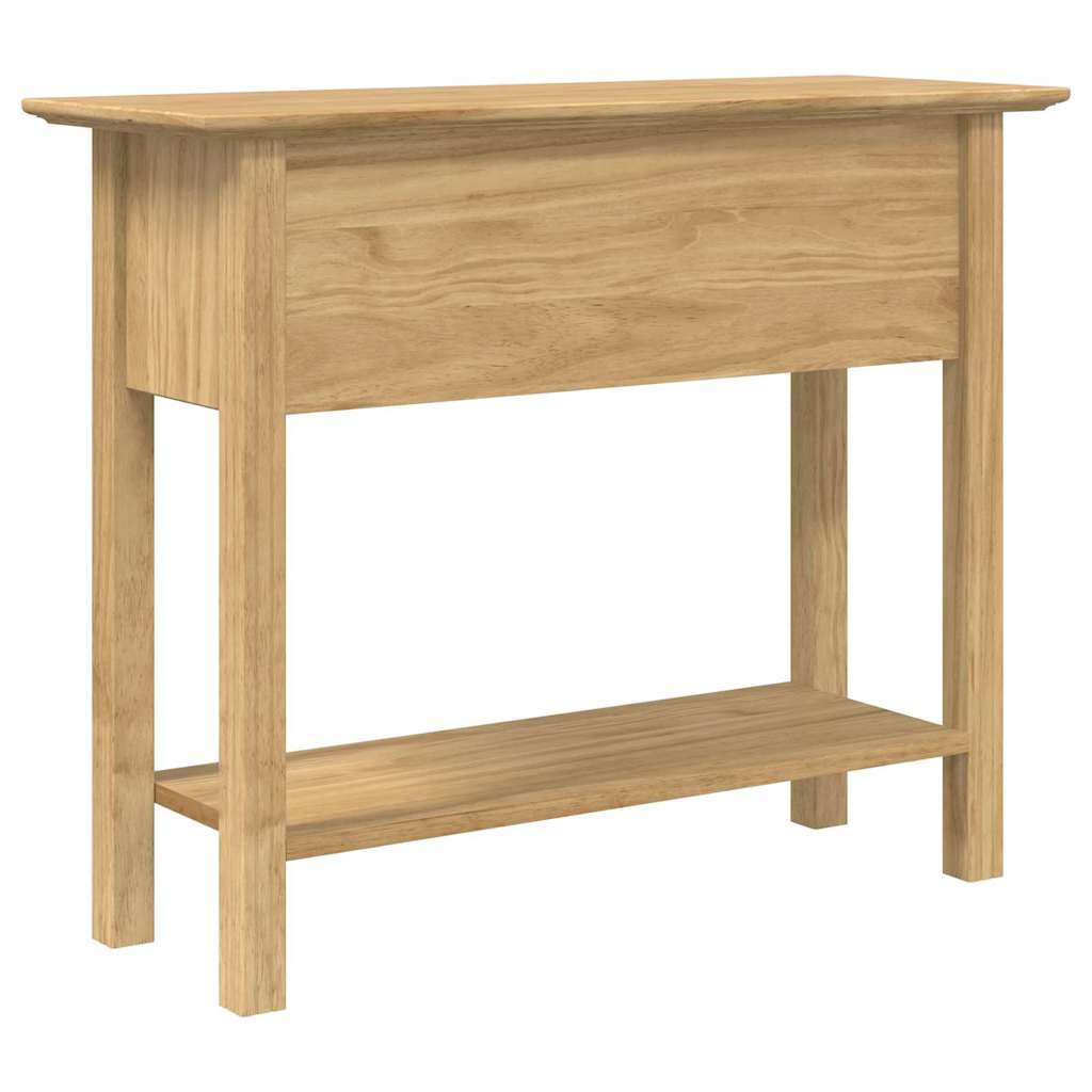 Konzolasztal BODO Méz barna 91 x 34.7 x 74 cm Szerelt Fa