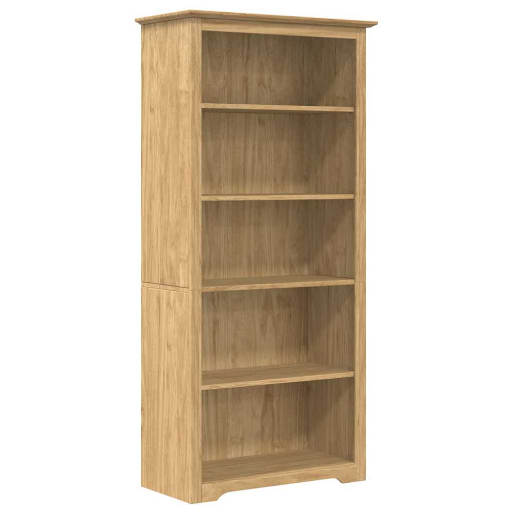 Könyvszekrény BODO 5 szintes 82 x 40 x 173 cm Szerelt Fa