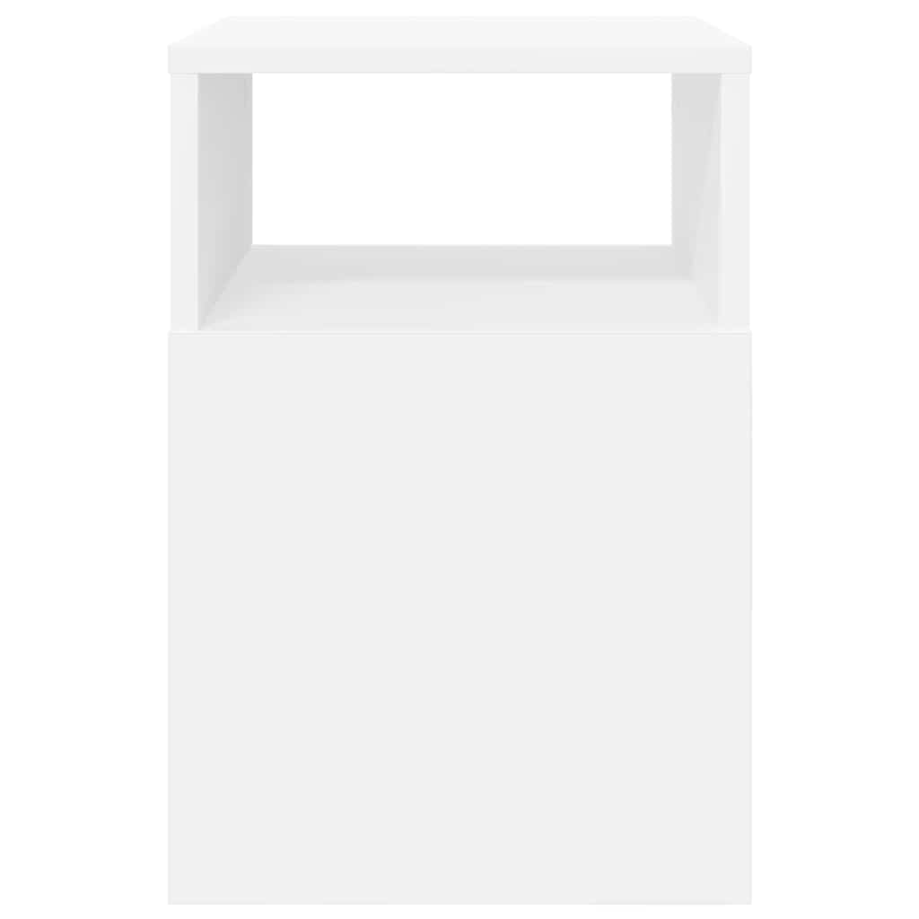 Végasztal 2 pcs Fehér 30,5 x 30 x 45 cm Faanyag