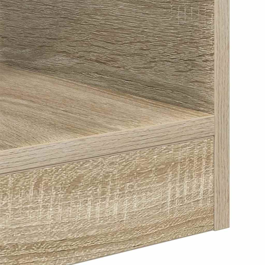 Végasztal 2 db Sonoma tölgy 30,5 x 30 x 45 cm Szerelt Fa