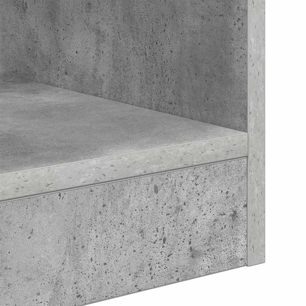 Végasztal 2 db Beton Szürke 30,5 x 30 x 45 cm Szerelt Fa