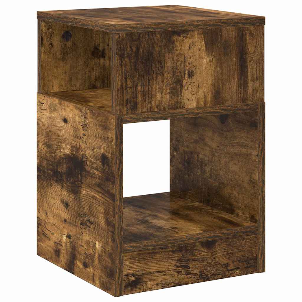 Végasztal 2 db Füstölt tölgy 30,5 x 30 x 45 cm Szerelt Fa