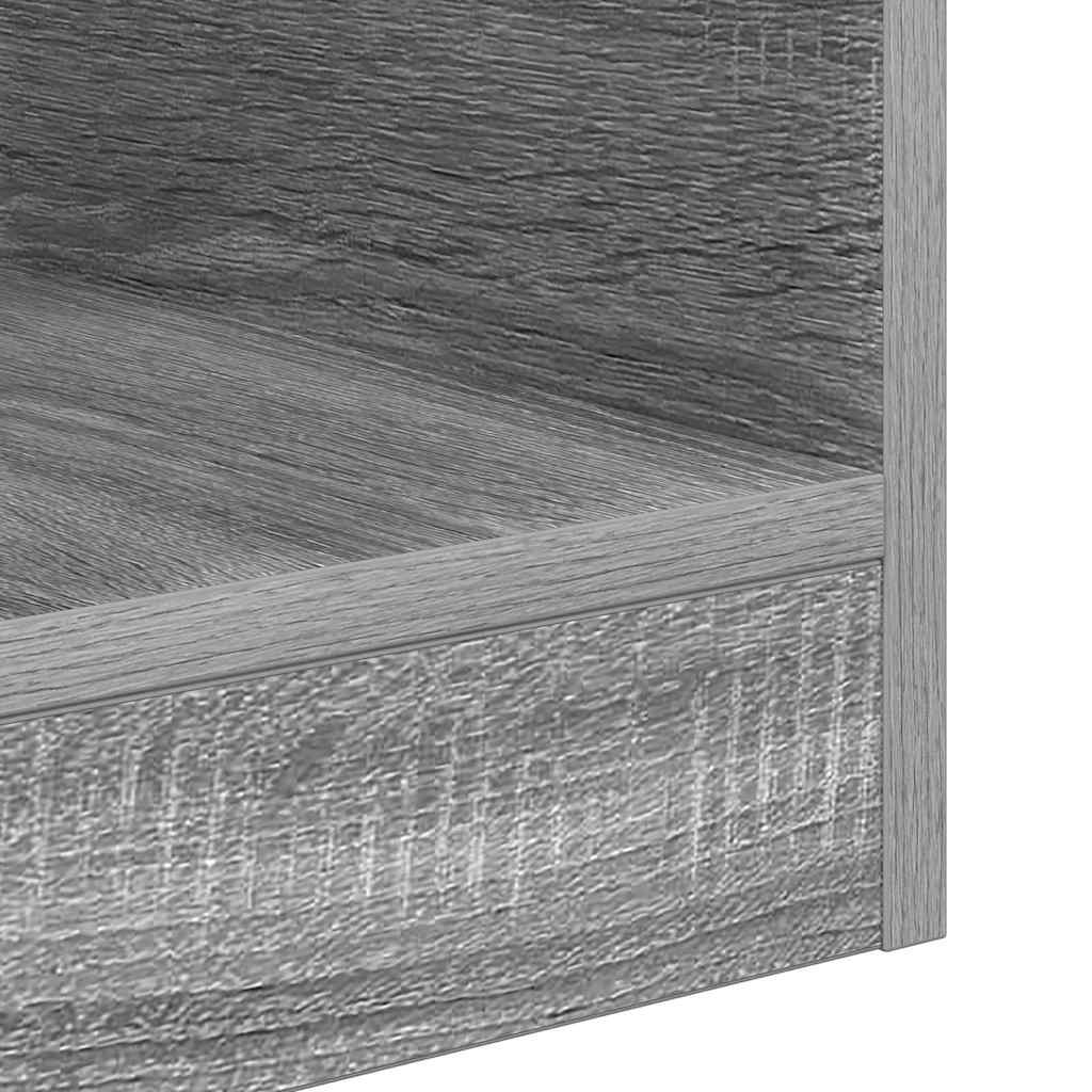 Végasztal 2 db Szürke Sonoma 30,5 x 30 x 45 cm Szerelt Fa