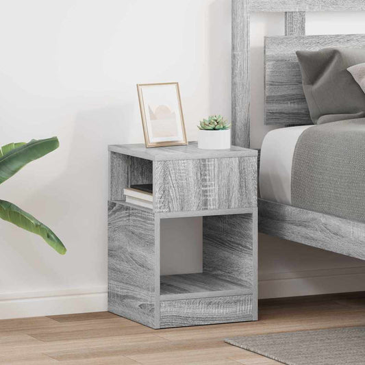 Végasztal 2 pcs Szürke Sonoma 30,5 x 30 x 45 cm Faanyag