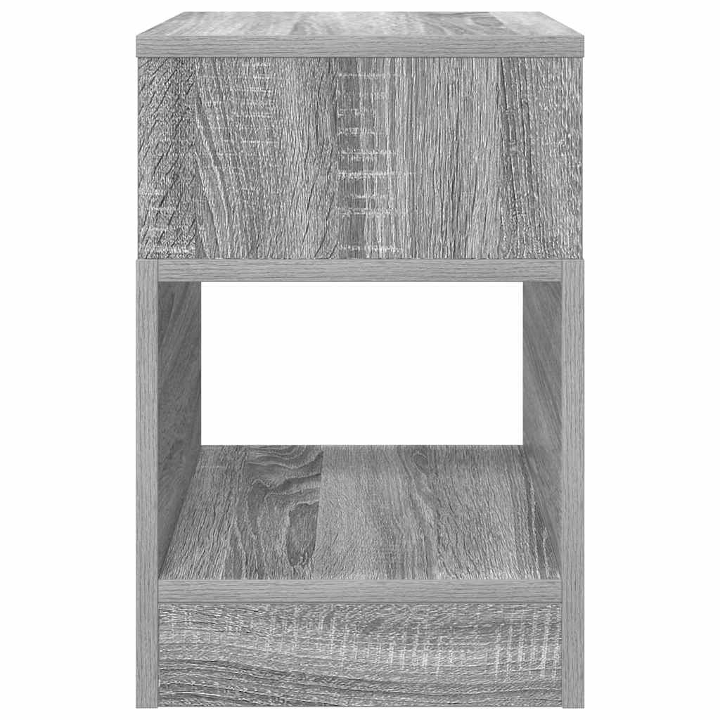 Végasztal 2 db Szürke Sonoma 30,5 x 30 x 45 cm Szerelt Fa