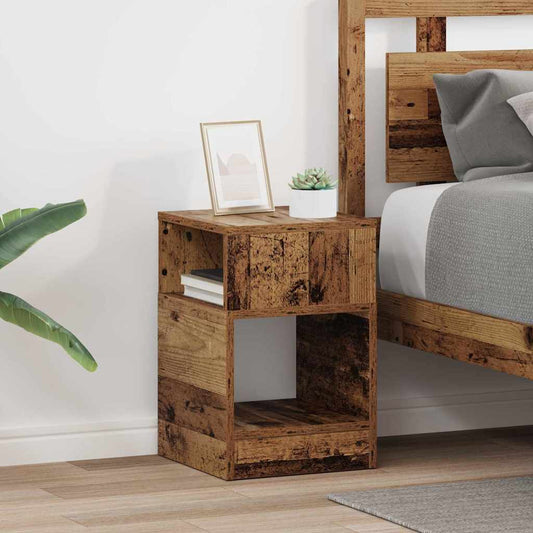 Végasztal 2 pcs Öreg fa 30,5 x 30 x 45 cm Faanyag