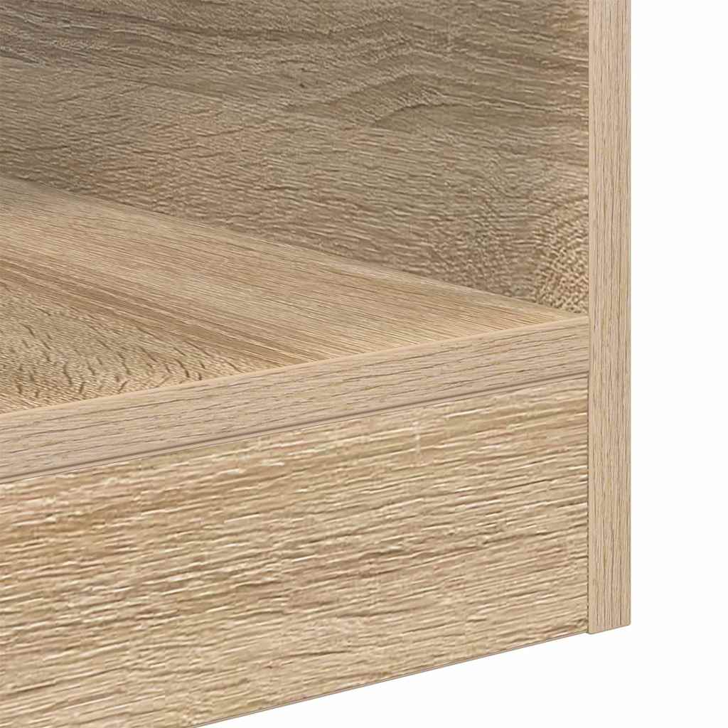Végasztal 2 db Sonoma tölgy 40,5 x 40 x 45 cm Szerelt Fa