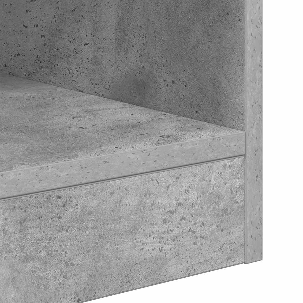 Végasztal 2 db Beton Szürke 40,5 x 40 x 45 cm Szerelt Fa