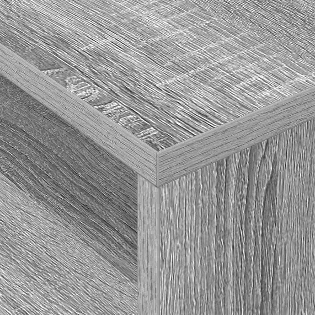 Végasztal 2 db Szürke Sonoma 40,5 x 40 x 45 cm Szerelt Fa