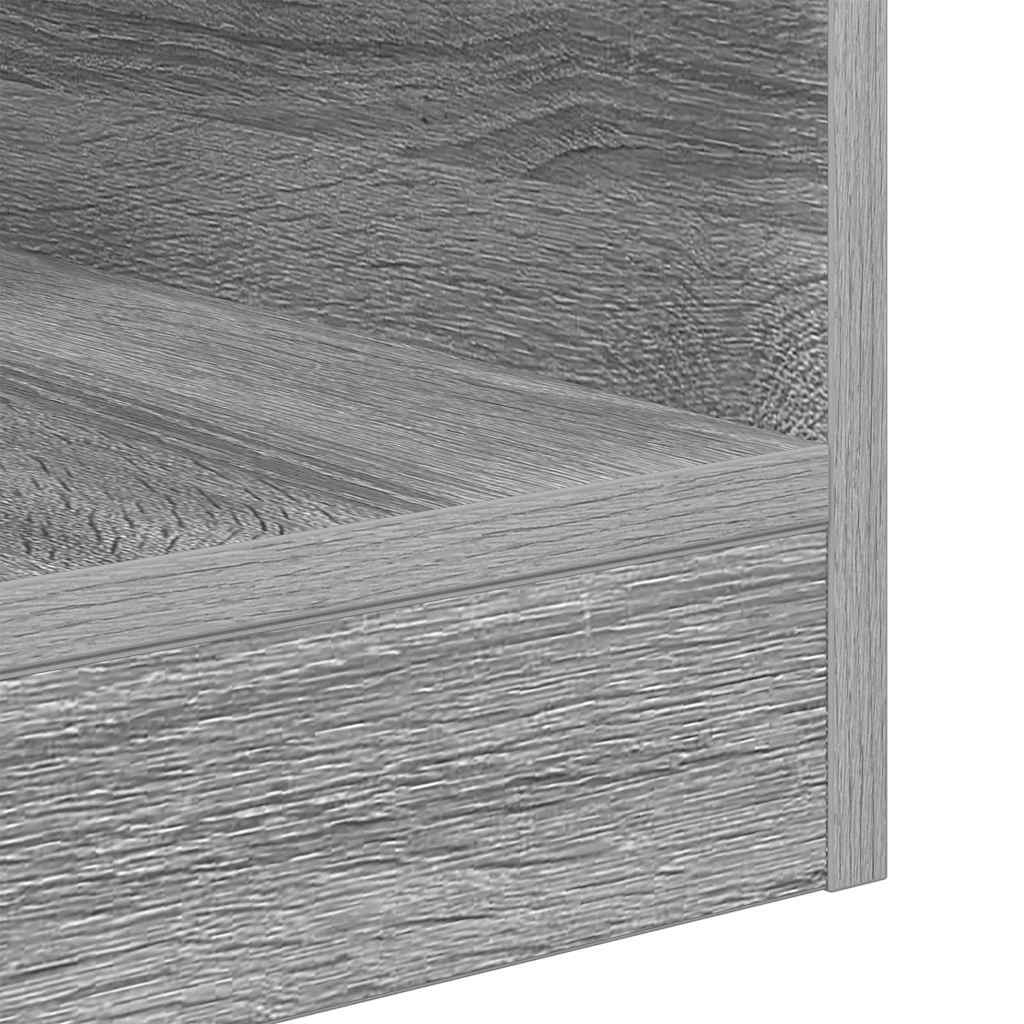 Végasztal 2 db Szürke Sonoma 40,5 x 40 x 45 cm Szerelt Fa