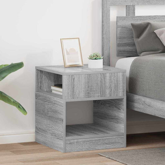 Végasztal 2 pcs Szürke Sonoma 40,5 x 40 x 45 cm Faanyag