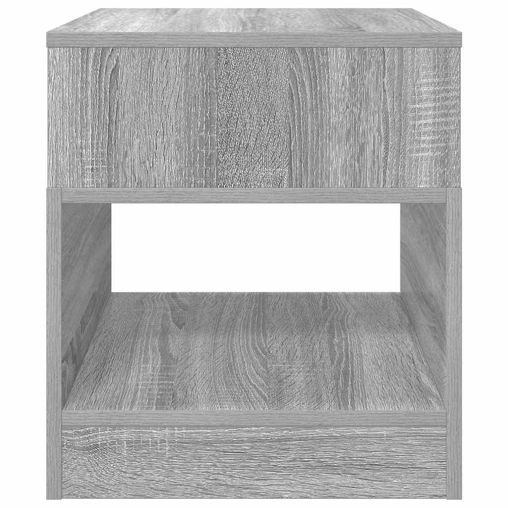 Végasztal 2 db Szürke Sonoma 40,5 x 40 x 45 cm Szerelt Fa