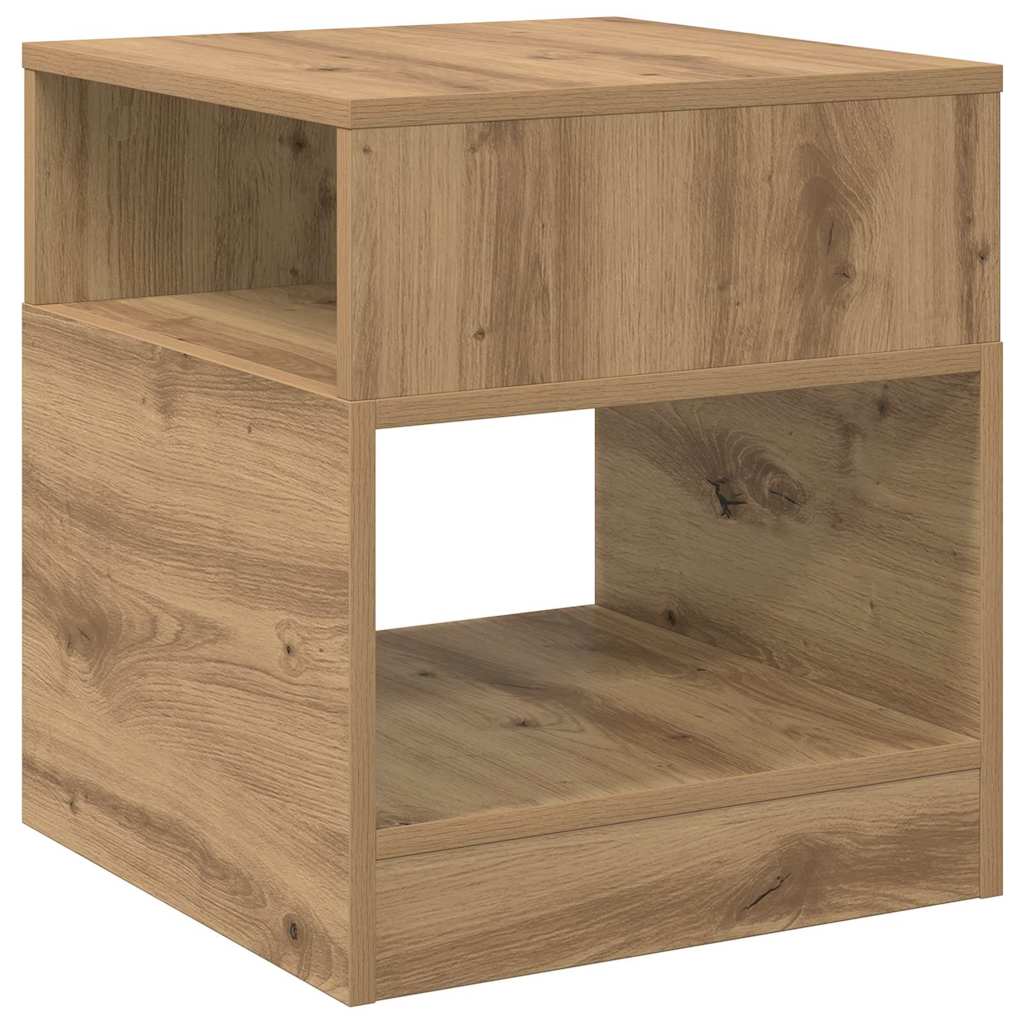 Végasztal 2 db Artisan tölgy 40,5 x 40 x 45 cm Szerelt Fa