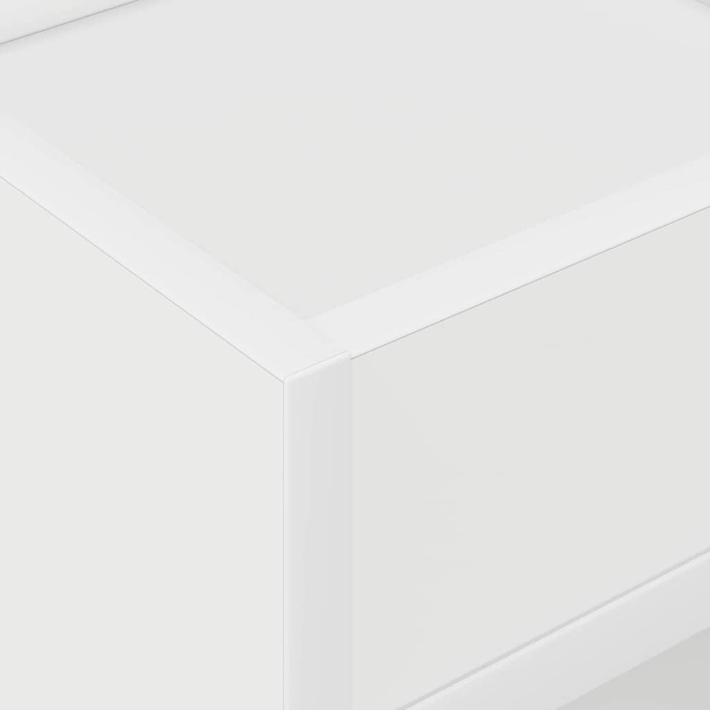 Végasztal 2 pcs Fehér 30 x 30 x 56 cm Faanyag
