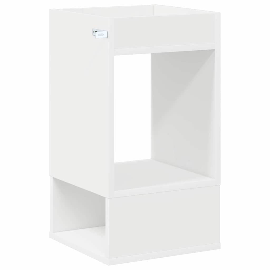 Végasztal 2 pcs Fehér 30 x 30 x 56 cm Faanyag