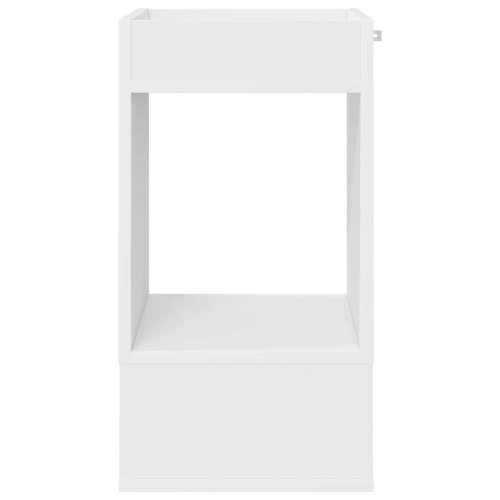 Végasztal 2 pcs Fehér 30 x 30 x 56 cm Faanyag