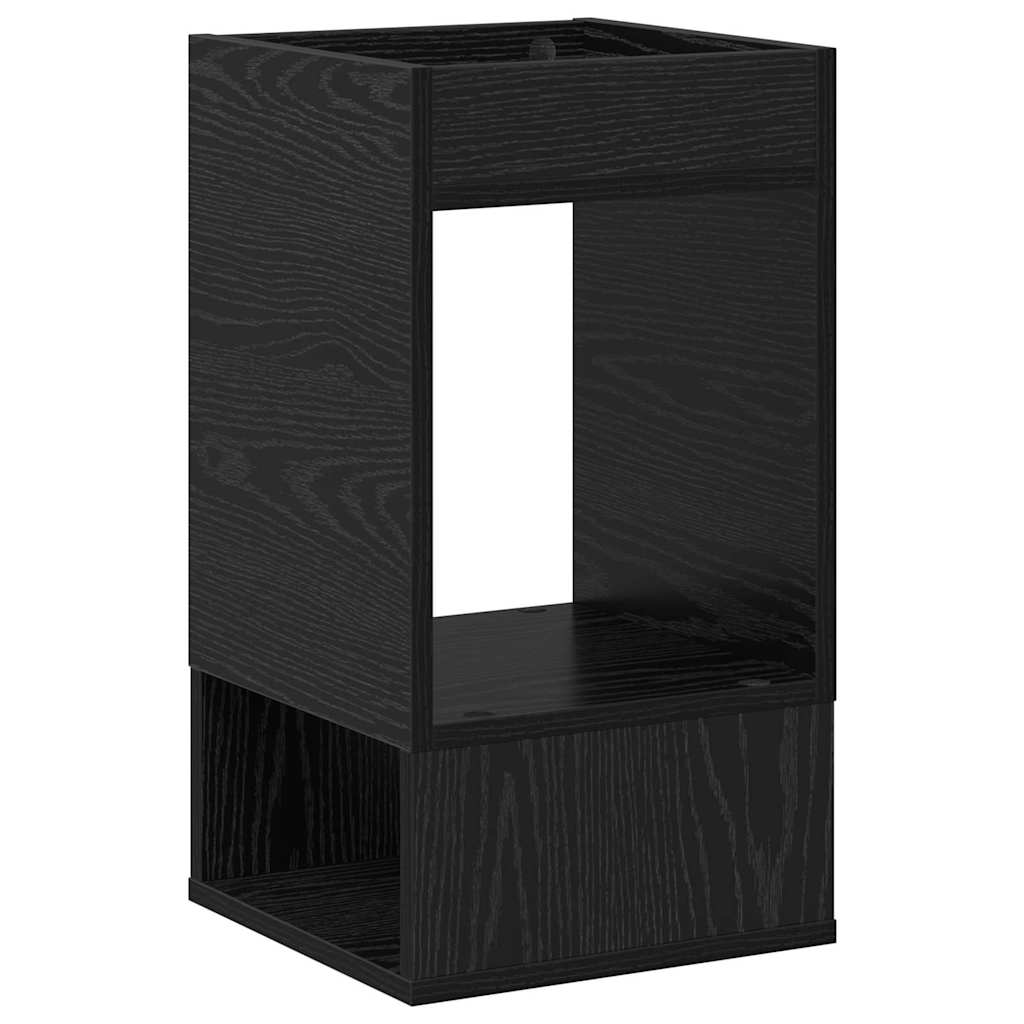 Végasztal 2 pcs Fekete tölgy 30 x 30 x 56 cm Faanyag