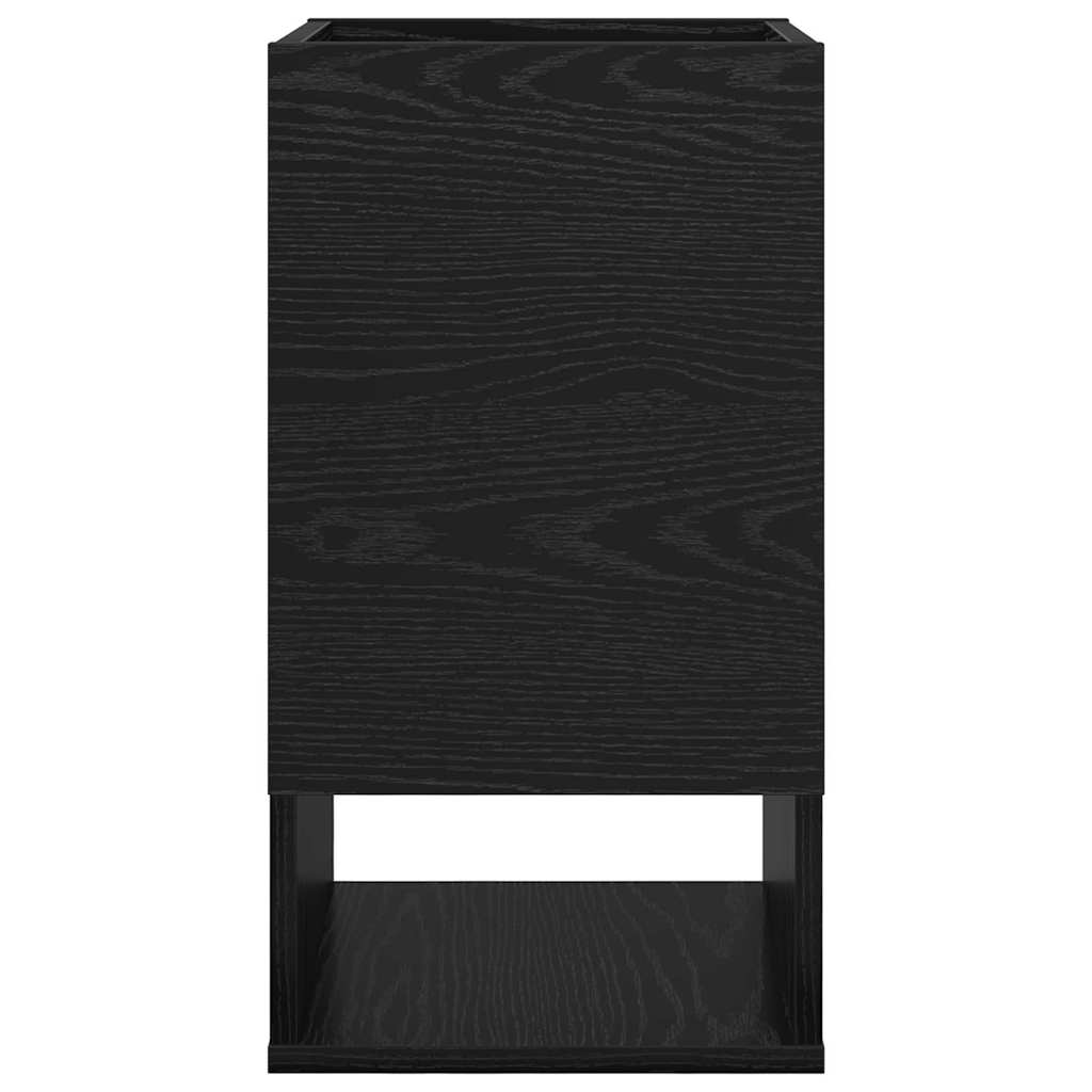 Végasztal 2 pcs Fekete tölgy 30 x 30 x 56 cm Faanyag