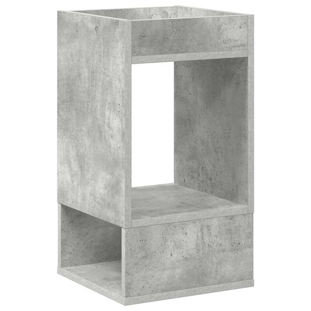 Végasztal 2 pcs Beton Szürke 30 x 30 x 56 cm Faanyag
