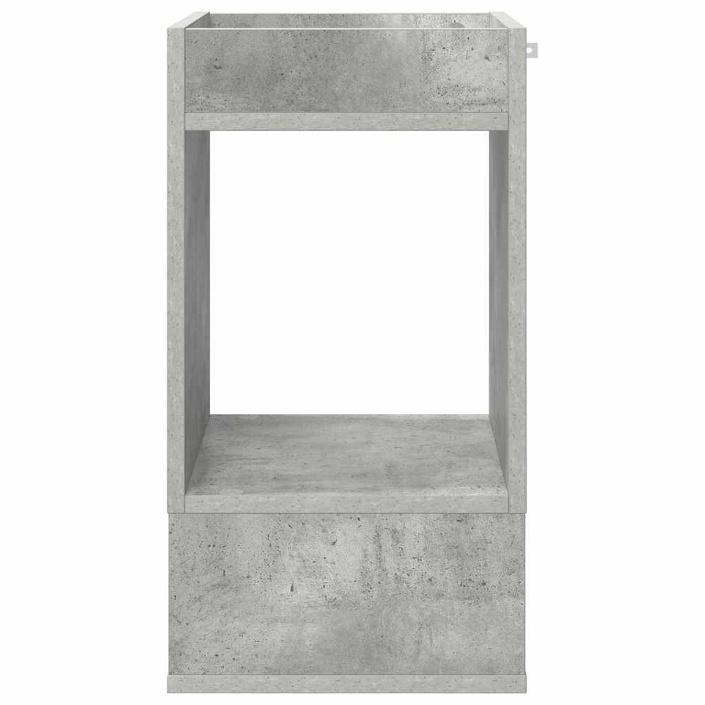 Végasztal 2 pcs Beton Szürke 30 x 30 x 56 cm Faanyag