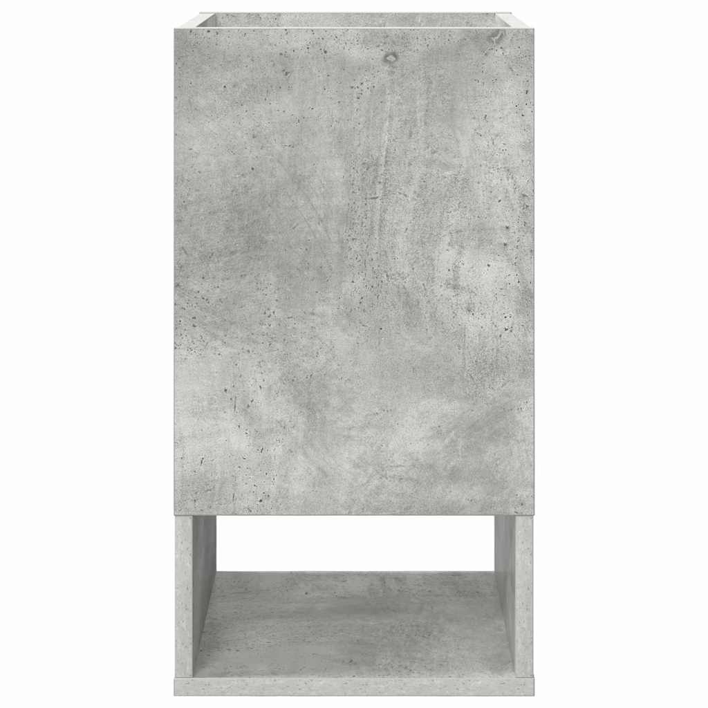 Végasztal 2 pcs Beton Szürke 30 x 30 x 56 cm Faanyag