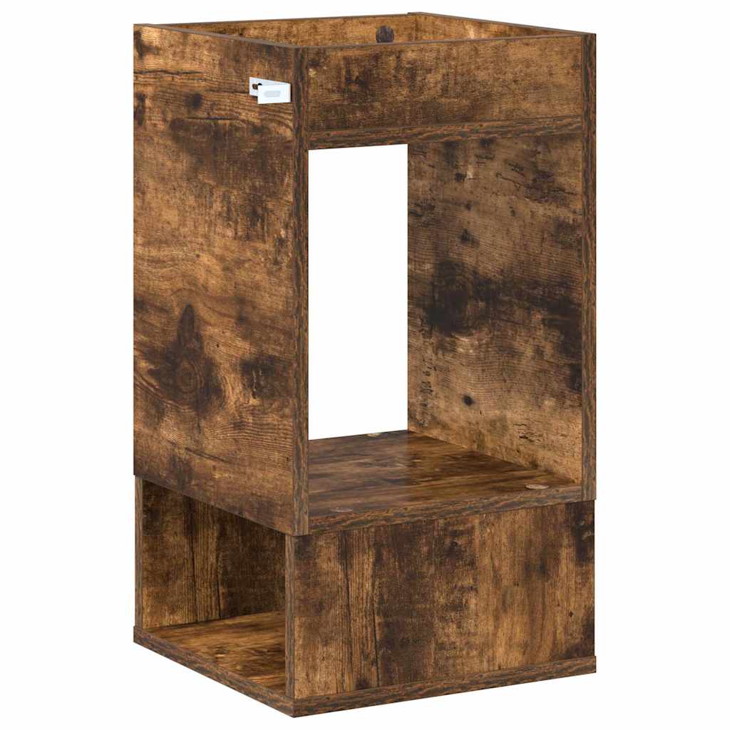 Végasztal 2 db Füstölt tölgy 30 x 30 x 56 cm Szerelt Fa