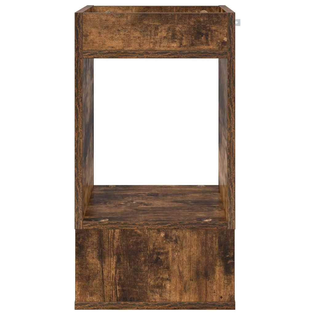 Végasztal 2 db Füstölt tölgy 30 x 30 x 56 cm Szerelt Fa