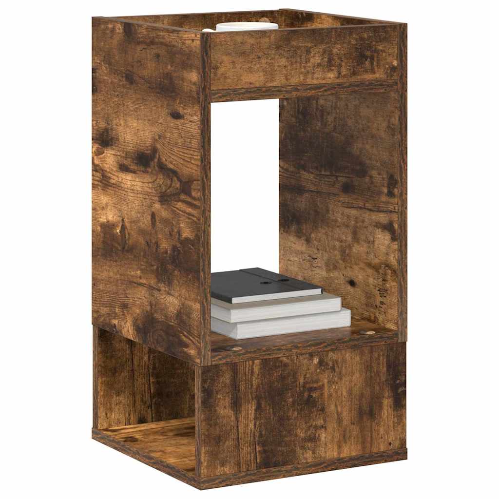 Végasztal 2 db Füstölt tölgy 30 x 30 x 56 cm Szerelt Fa