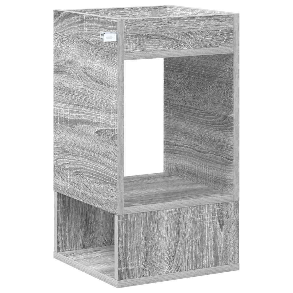 Végasztal 2 db Szürke Sonoma 30 x 30 x 56 cm Szerelt Fa