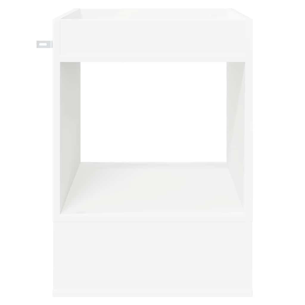Végasztal 2 pcs Fehér 40 x 40 x 56 cm Faanyag