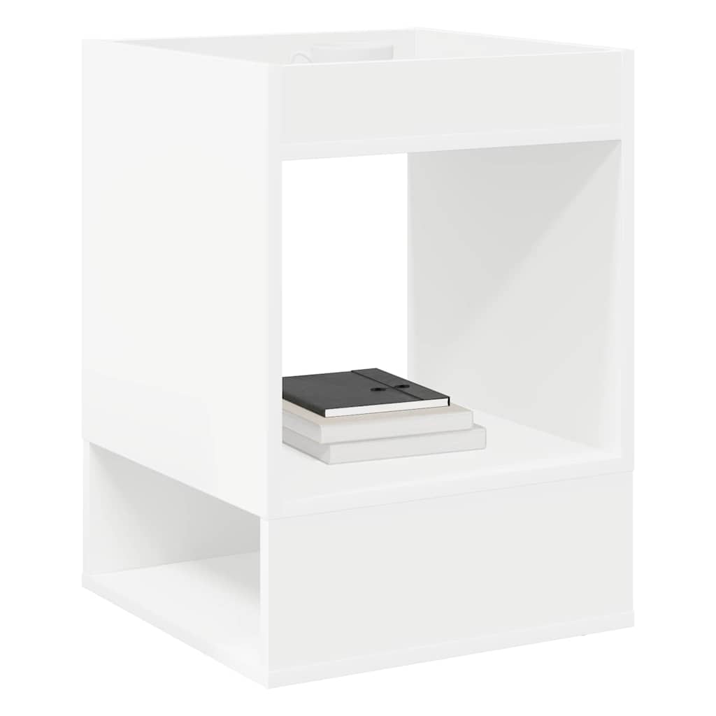 Végasztal 2 pcs Fehér 40 x 40 x 56 cm Faanyag