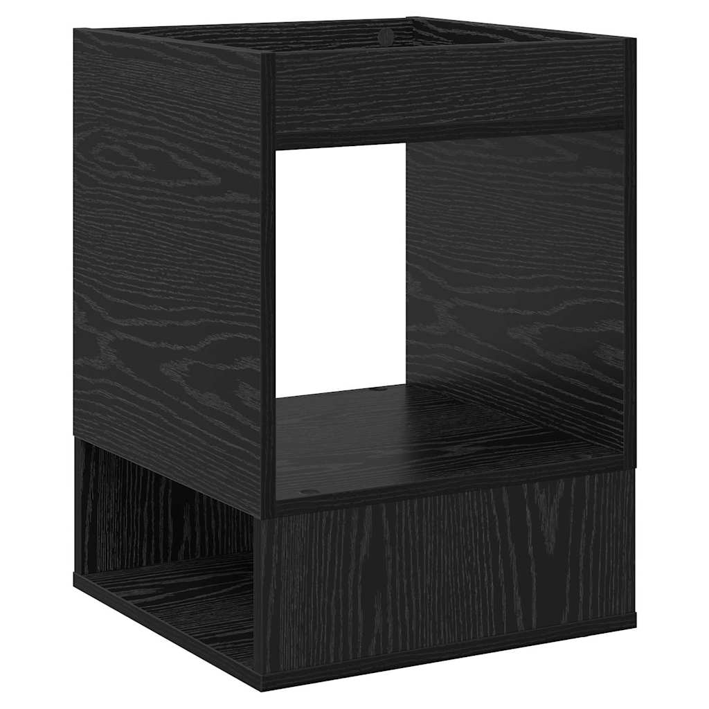 Végasztal Fekete tölgy 40 x 40 x 56 cm Szerelt Fa