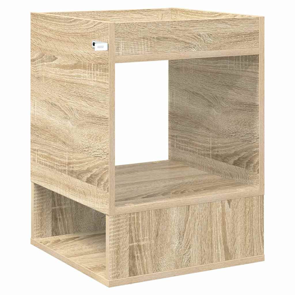 Végasztal 2 db Sonoma tölgy 40 x 40 x 56 cm Szerelt Fa