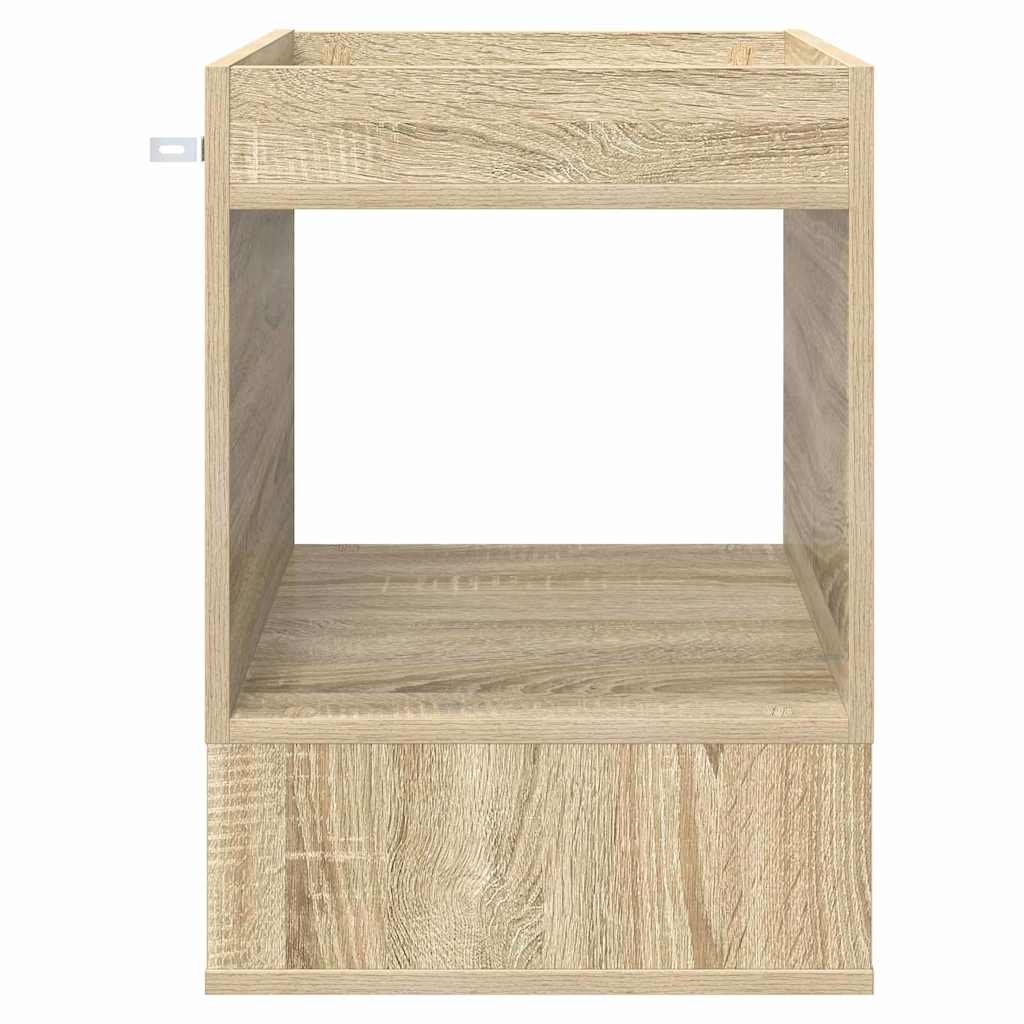 Végasztal 2 db Sonoma tölgy 40 x 40 x 56 cm Szerelt Fa