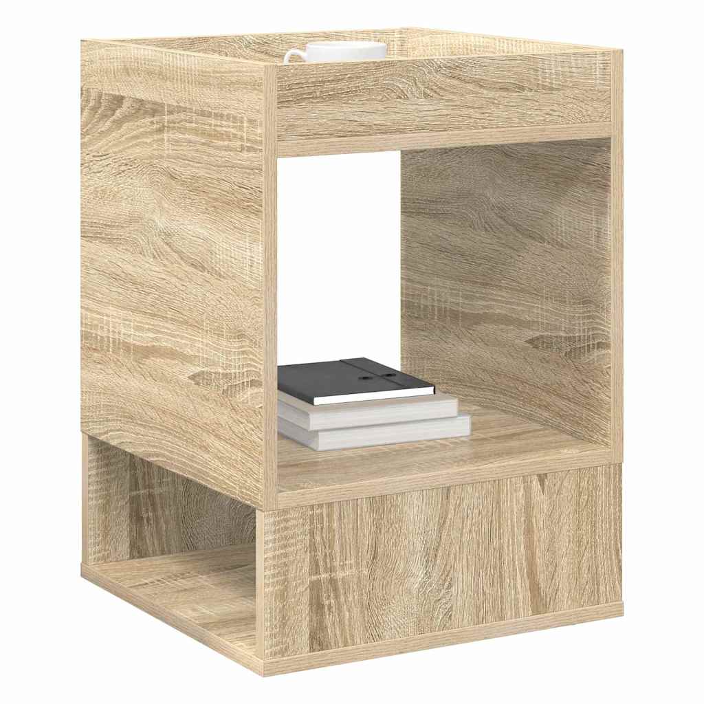 Végasztal 2 db Sonoma tölgy 40 x 40 x 56 cm Szerelt Fa