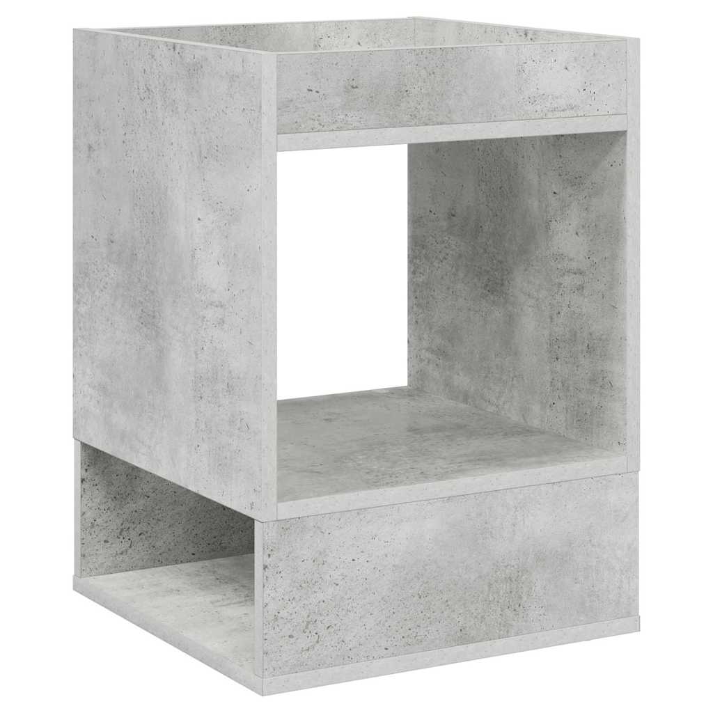 Végasztal 2 pcs Beton Szürke 40 x 40 x 56 cm Faanyag