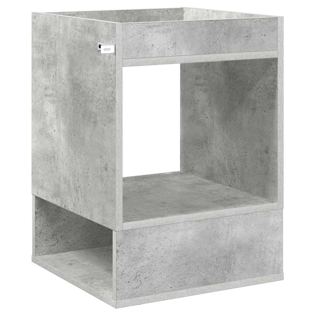 Végasztal 2 pcs Beton Szürke 40 x 40 x 56 cm Faanyag